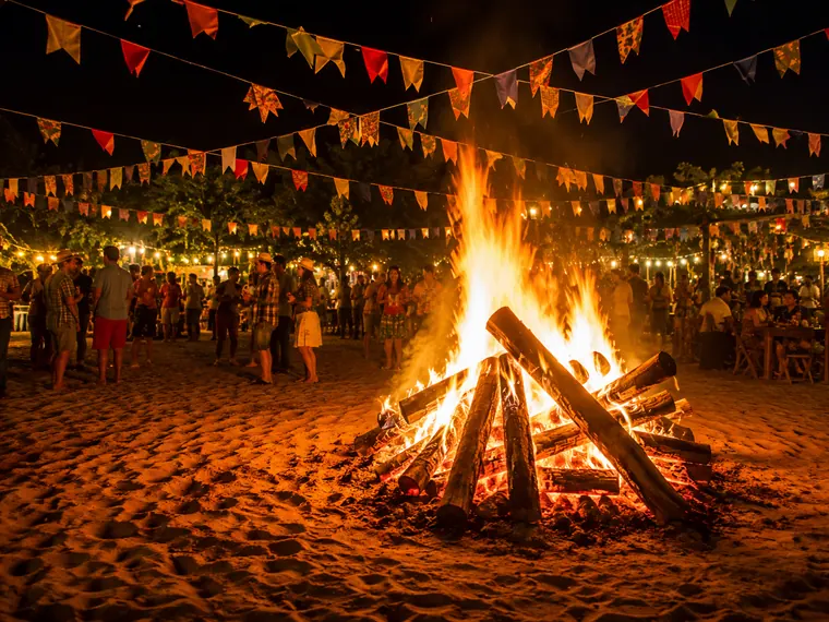 Festa Junina, bunting, bonfires and forró dancing in northeast Brazil