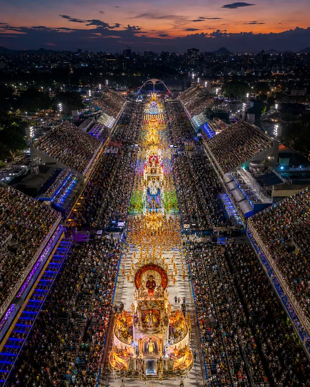 São Paulo Carnival, samba schools at the Anhembi sambadrome